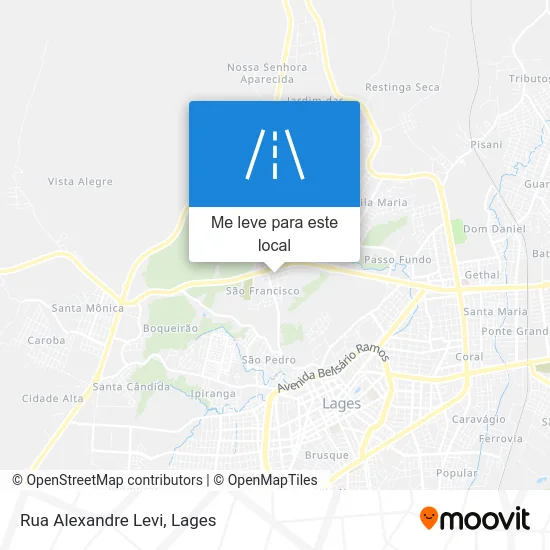 Rua Alexandre Levi mapa