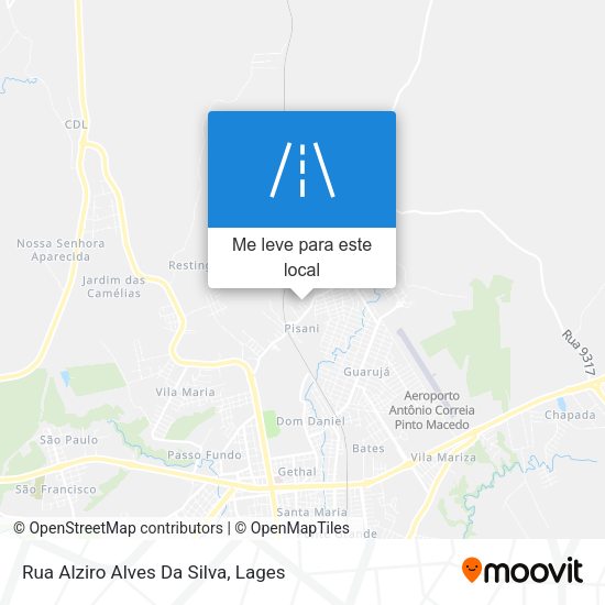 Rua Alziro Alves Da Silva mapa