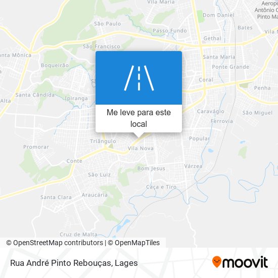 Rua André Pinto Rebouças mapa