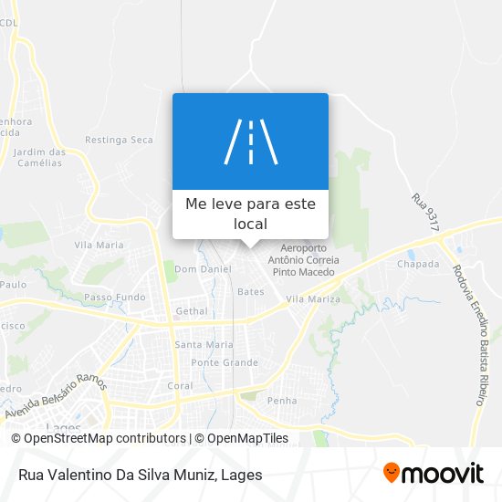 Rua Valentino Da Silva Muniz mapa