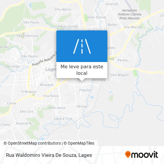 Rua Waldomiro Vieira De Souza mapa