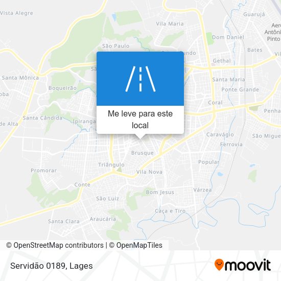 Servidão 0189 mapa