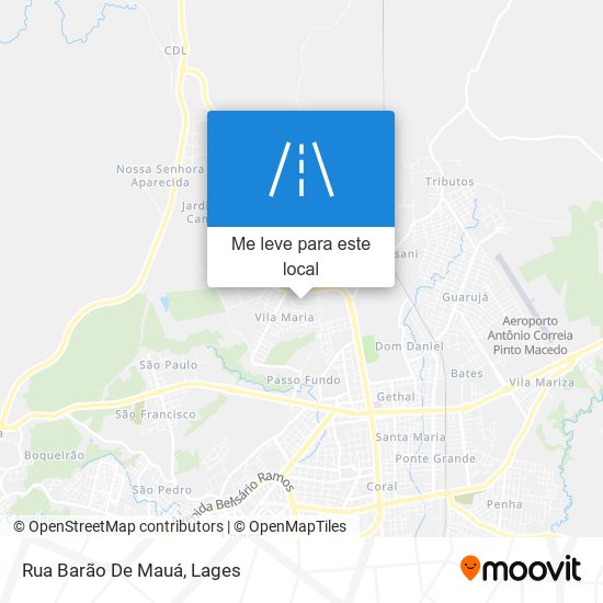 Rua Barão De Mauá mapa