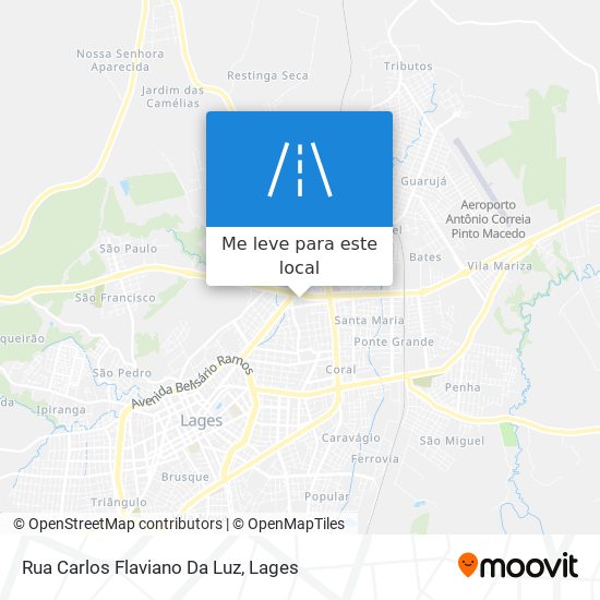 Rua Carlos Flaviano Da Luz mapa