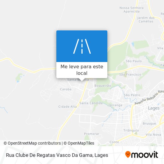 Rua Clube De Regatas Vasco Da Gama mapa