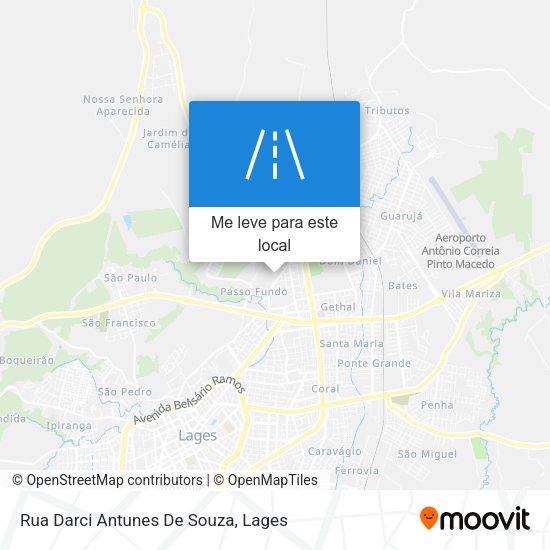 Rua Darci Antunes De Souza mapa