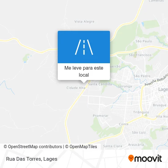 Rua Das Torres mapa