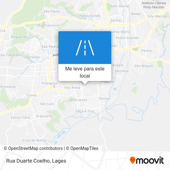 Rua Duarte Coelho mapa