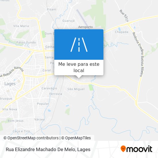 Rua Elizandre Machado De Melo mapa