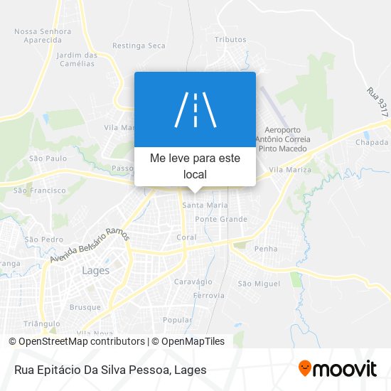 Rua Epitácio Da Silva Pessoa mapa
