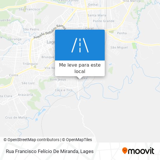 Rua Francisco Felício De Miranda mapa