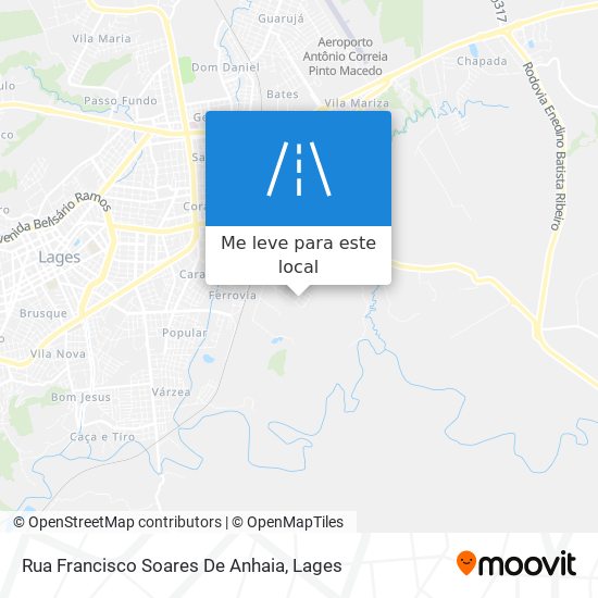Rua Francisco Soares De Anhaia mapa