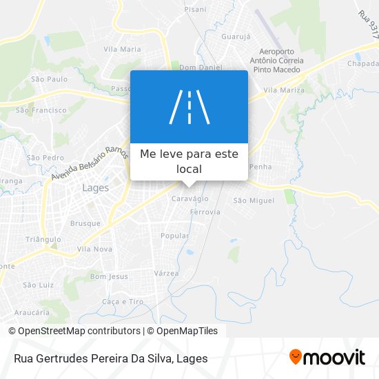 Rua Gertrudes Pereira Da Silva mapa