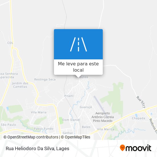Rua Heliodoro Da Silva mapa