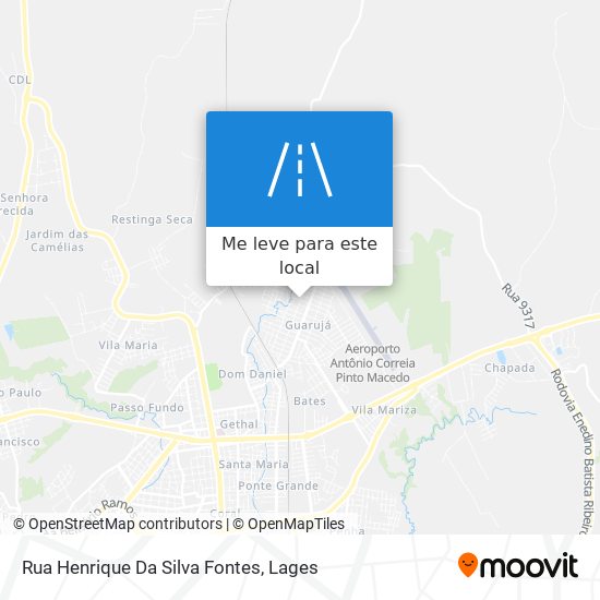 Rua Henrique Da Silva Fontes mapa