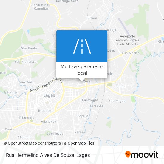 Rua Hermelino Alves De Souza mapa