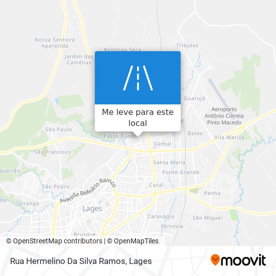 Rua Hermelino Da Silva Ramos mapa