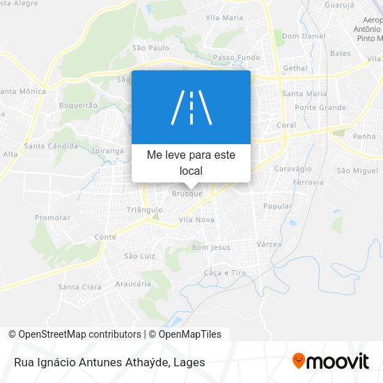 Rua Ignácio Antunes Athaýde mapa