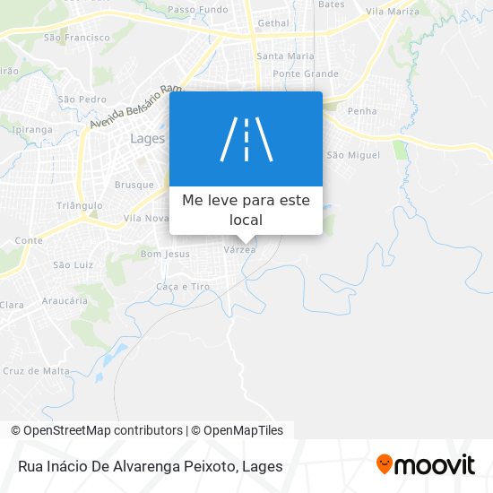 Rua Inácio De Alvarenga Peixoto mapa