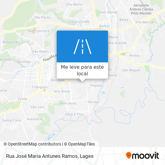 Rua José Maria Antunes Ramos mapa