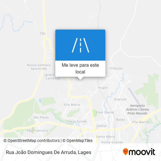 Rua João Domingues De Arruda mapa