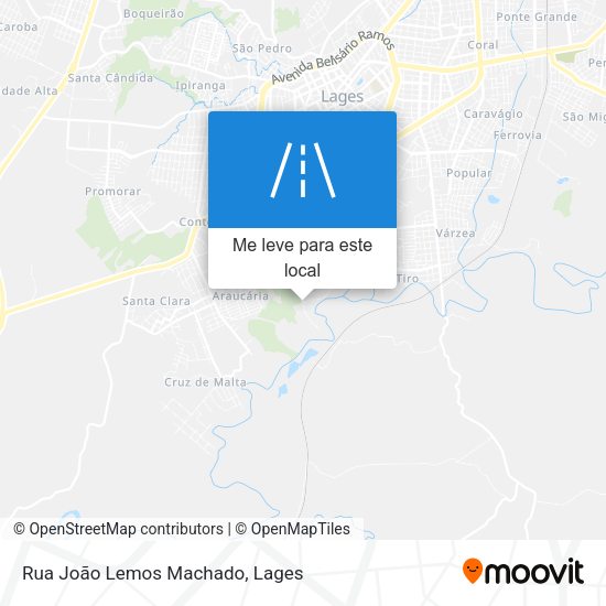 Rua João Lemos Machado mapa