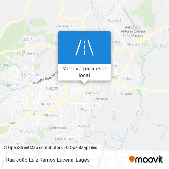 Rua João Luiz Ramos Lucena mapa