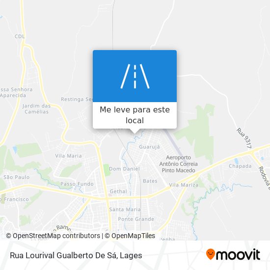 Rua Lourival Gualberto De Sá mapa