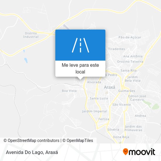 Avenida Do Lago mapa
