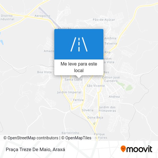 Praça Treze De Maio mapa