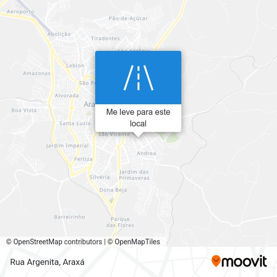 Rua Argenita mapa