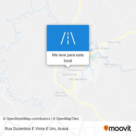 Rua Duzentos E Vinte E Um mapa