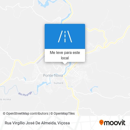 Rua Virgílio José De Almeida mapa