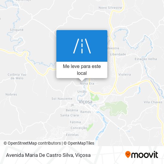 Avenida Maria De Castro Silva mapa