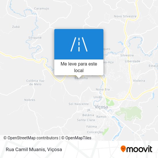 Rua Camil Muanis mapa