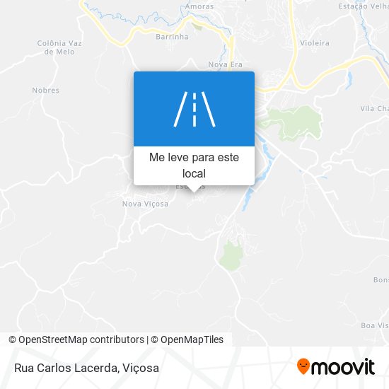 Rua Carlos Lacerda mapa