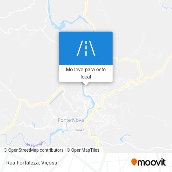 Rua Fortaleza mapa