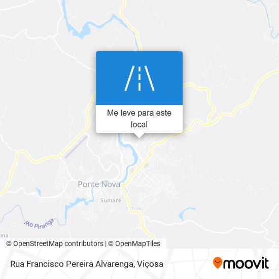 Rua Francisco Pereira Alvarenga mapa