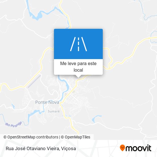 Rua José Otaviano Vieira mapa