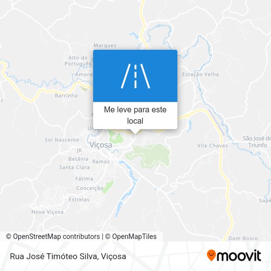 Rua José Timóteo Silva mapa