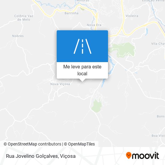 Rua Jovelino Golçalves mapa