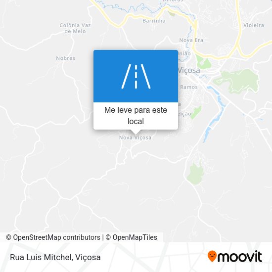 Rua Luis Mitchel mapa