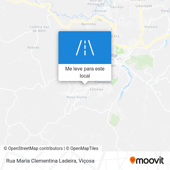 Rua Maria Clementina Ladeira mapa