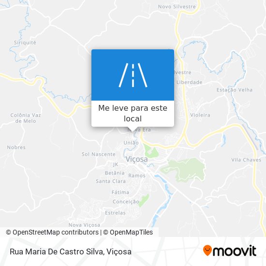 Rua Maria De Castro Silva mapa