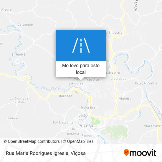 Rua Maria Rodrigues Igresia mapa
