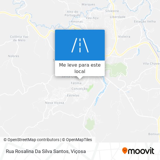 Rua Rosalina Da Silva Santos mapa