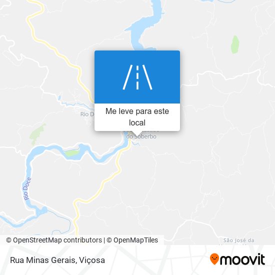 Rua Minas Gerais mapa