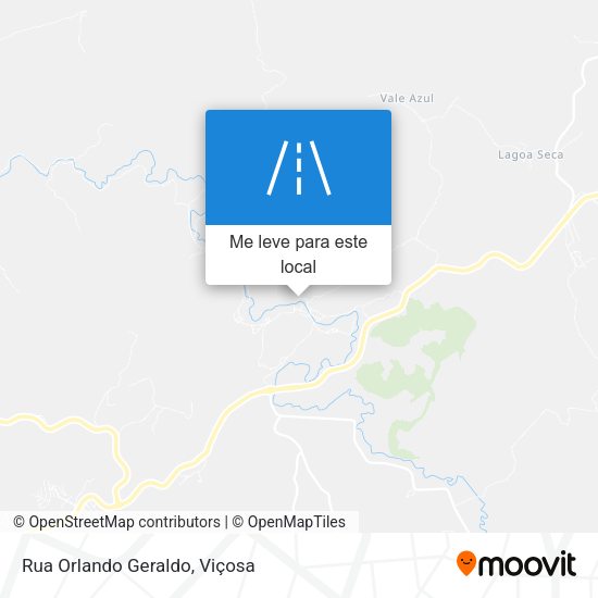 Rua Orlando Geraldo mapa