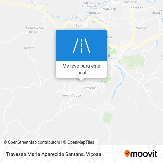 Travessa Maria Aparecida Santana mapa