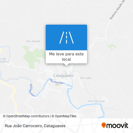 Rua João Carroceiro mapa